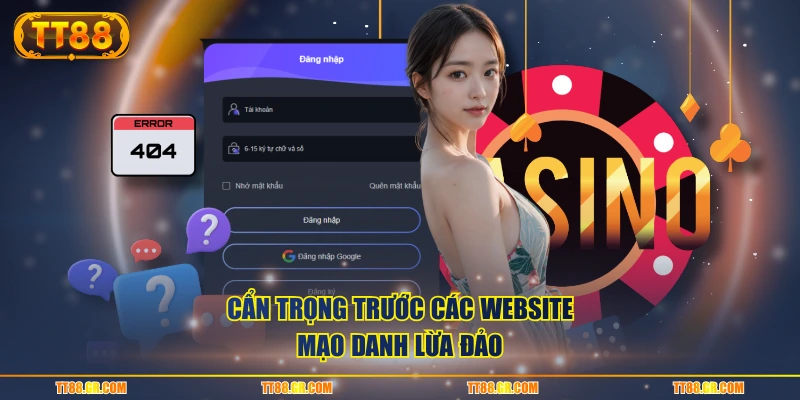 Cẩn trọng trước các website mạo danh lừa đảo